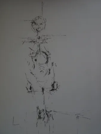 Lithographie Giacometti - Woman standing
