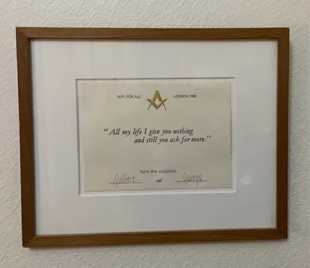 Aucune Technique Gilbert & George - All my life I give you nothing and still you ask for more