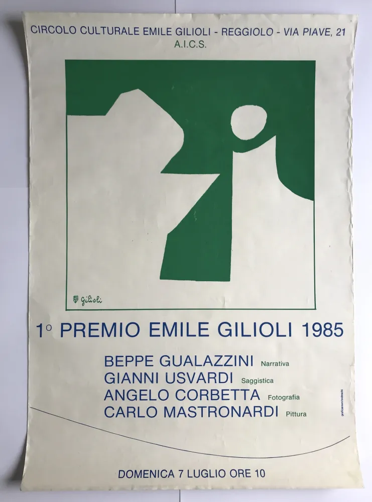 Affiche Gilioli - Circolo culturale Emilio Gilioli / Reggiolo