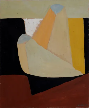 Aucune Technique Gilioli - Composition, 1955 - Hand-signed