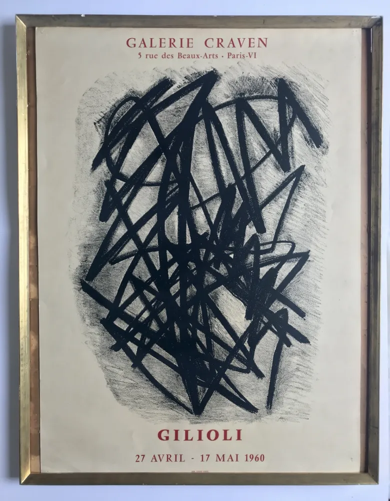 Affiche Gilioli - Galerie Craven
