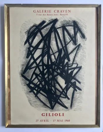 Affiche Gilioli - Galerie Craven