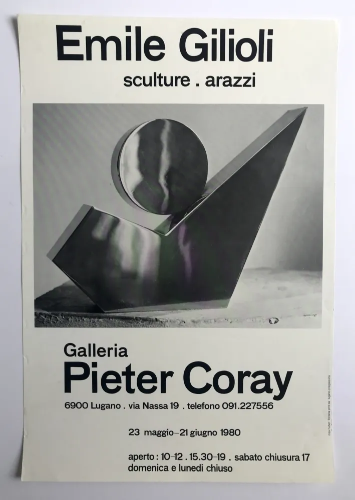 Aucune Technique Gilioli - Galleria Pieter Coray