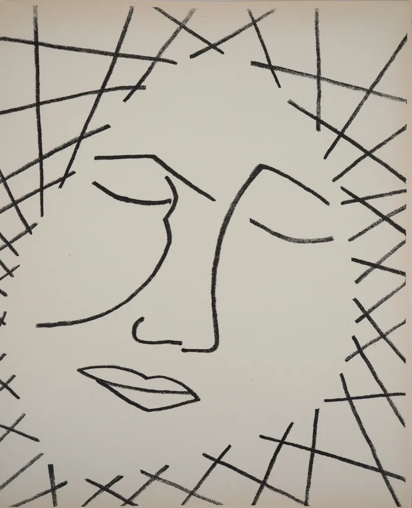Lithographie Gilot - PAGE D AMOUR  S E 8 n