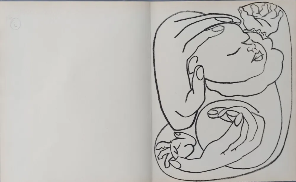 Lithographie Gilot - PAGES  D AMOUR SE 8  i