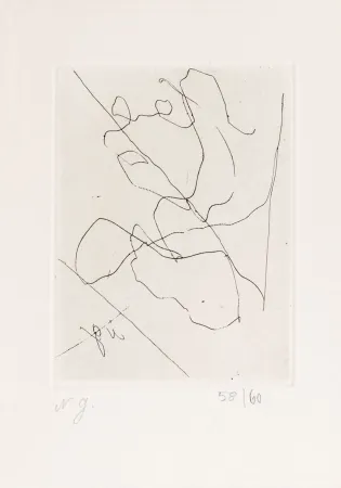 Eau-Forte Goncharova - Senza titolo