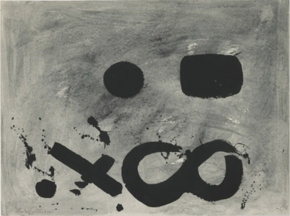 Sérigraphie Gottlieb - Figure Eight