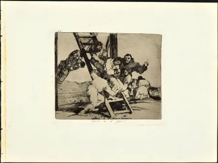 Eau-Forte Et Aquatinte Goya - DURO ES EL PASO
