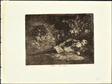 Eau-Forte Et Aquatinte Goya - NADA. ELLO DIRA'