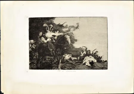 Eau-Forte Et Aquatinte Goya - NO SE CONVIENEN
