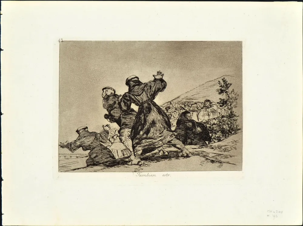 Eau-Forte Et Aquatinte Goya - TAMBIEN ESTO