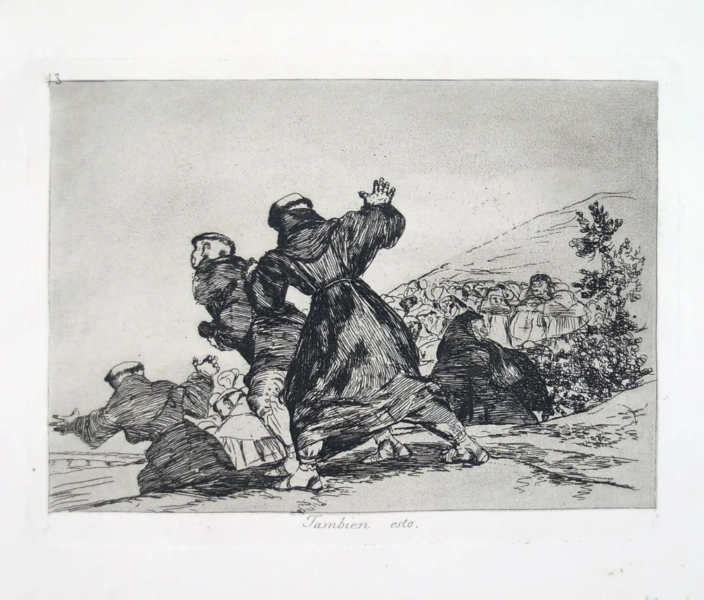 Eau-Forte Et Aquatinte Goya - TAMBIEN ESTO