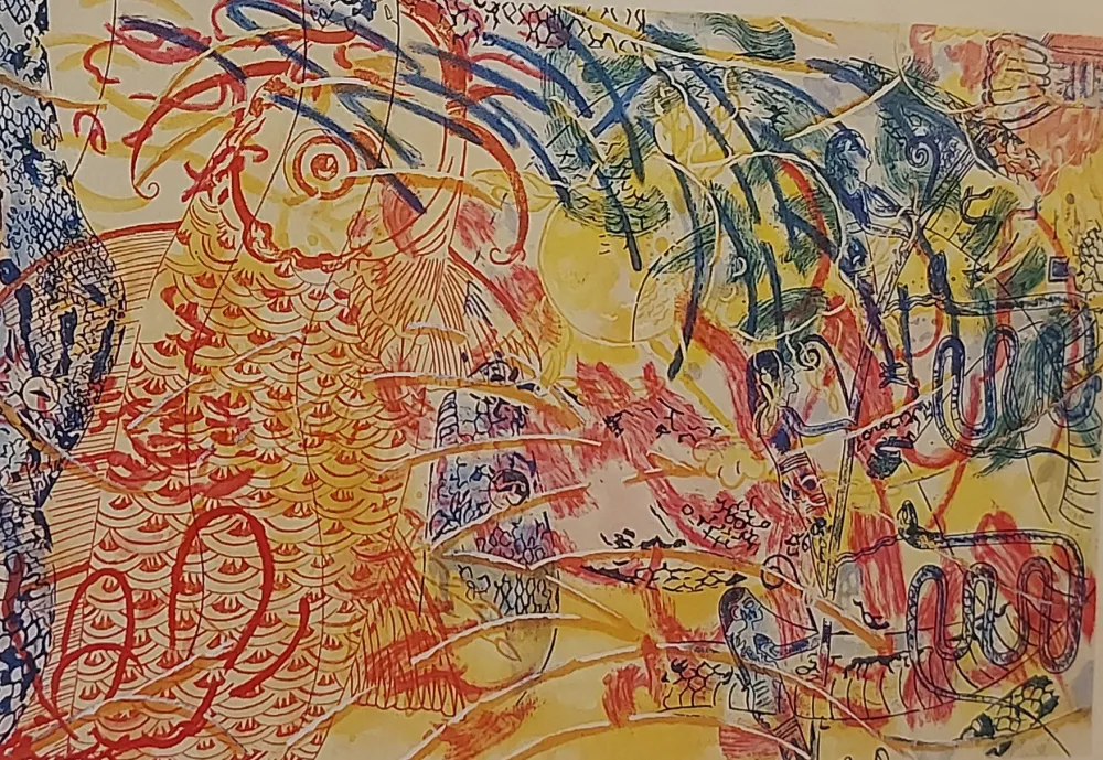 Aquatinte Graves - To be consciousness (1991)