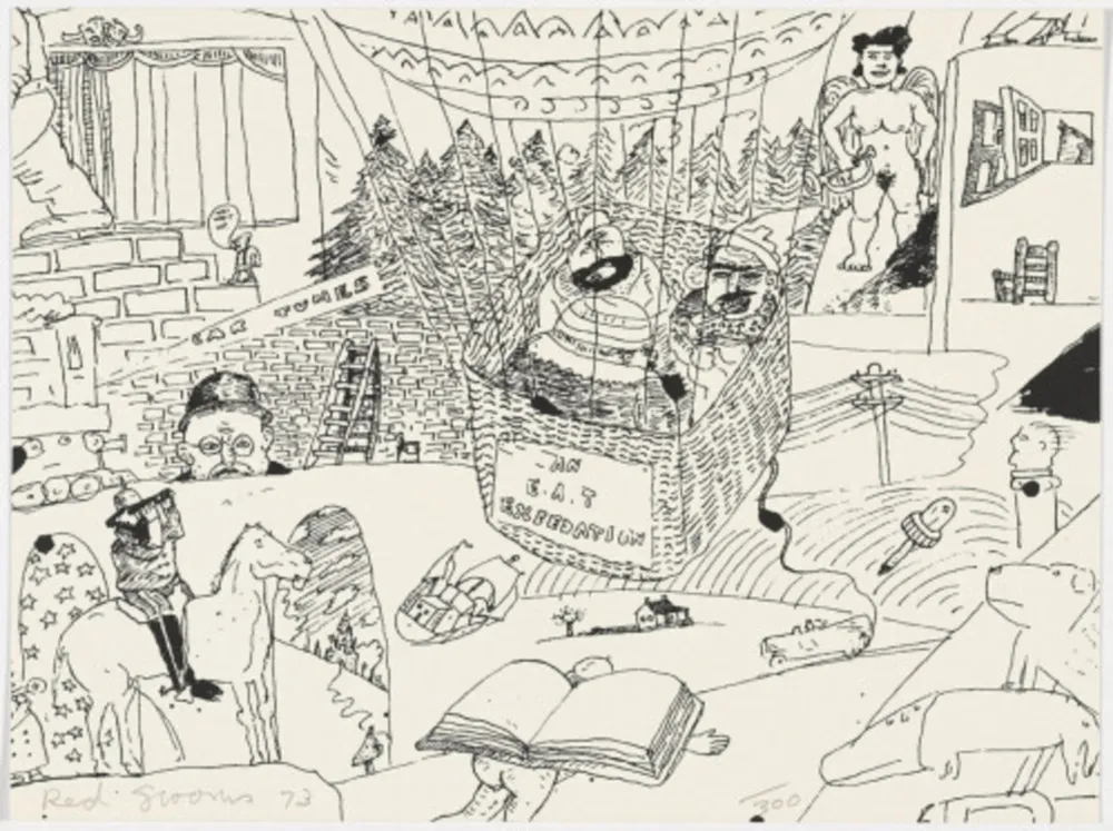 Sérigraphie Grooms - Untitled from The New York Collection for Stockholm