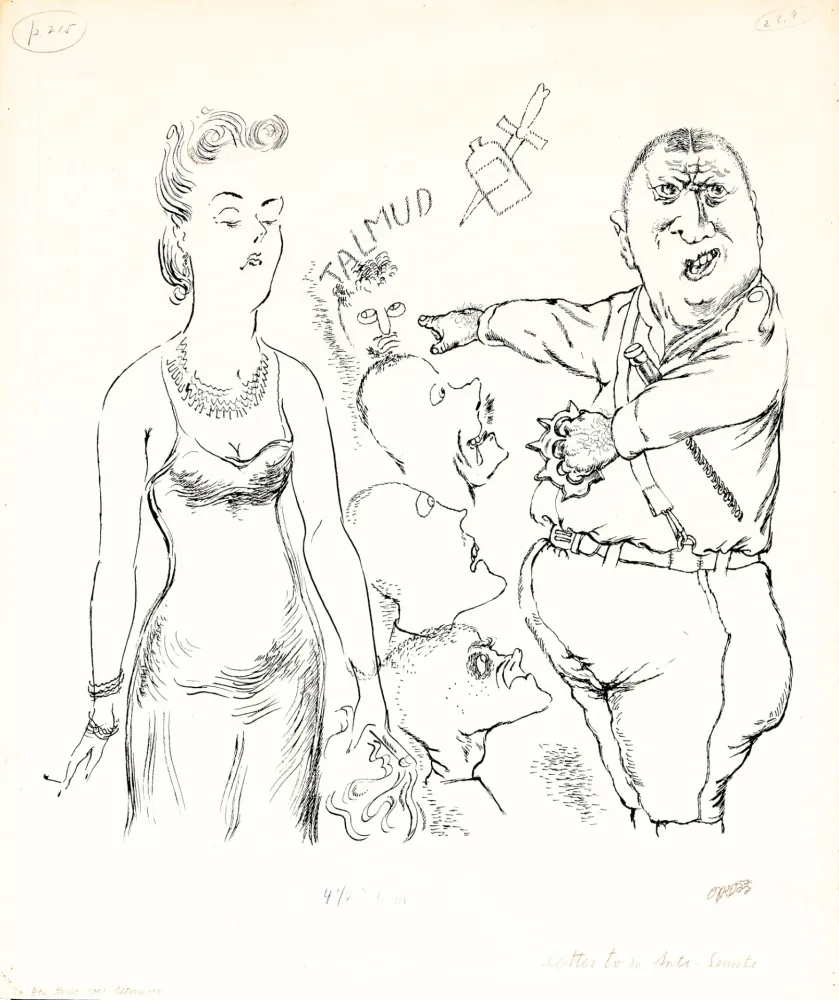 Aucune Technique Grosz - Letter to an Anti-Semite