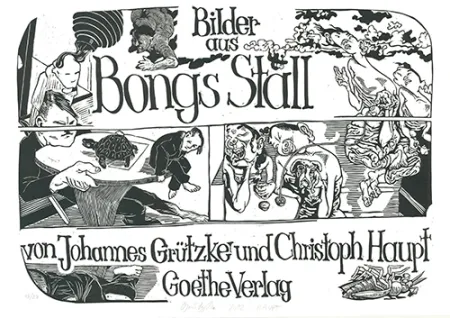 Linogravure Grützke - Bilder aus Bongs Stall