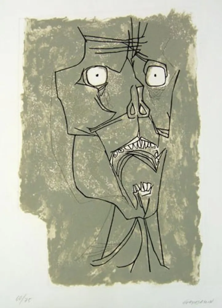 Eau-Forte Guayasamin - EL GRITO II