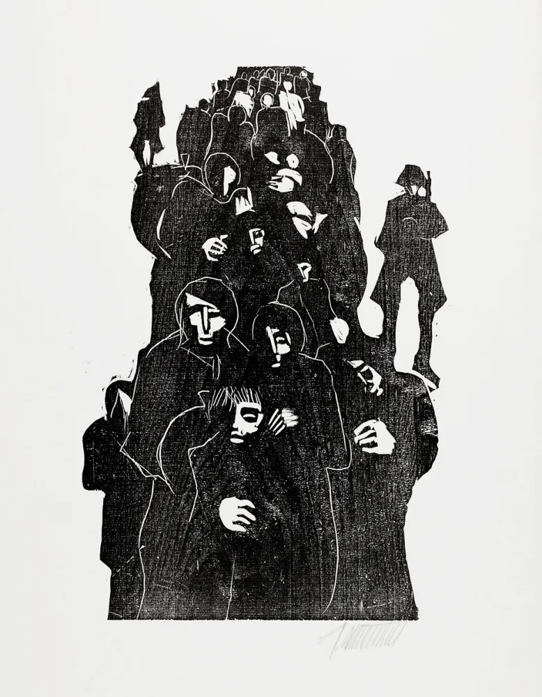 Gravure Sur Bois Hammerstiel - Täglich ist Allerseelen (Every Day is All Souls' Day)