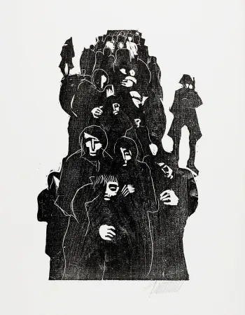 Gravure Sur Bois Hammerstiel - Täglich ist Allerseelen (Every Day is All Souls' Day)