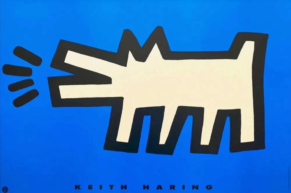 Sérigraphie Haring - Barking Dog