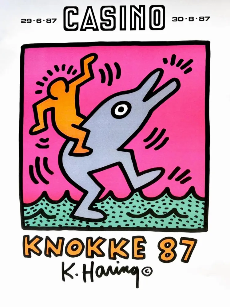 Sérigraphie Haring - Knokke