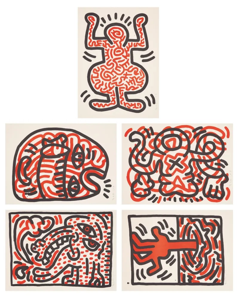 Lithographie Haring - 