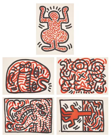Lithographie Haring - 