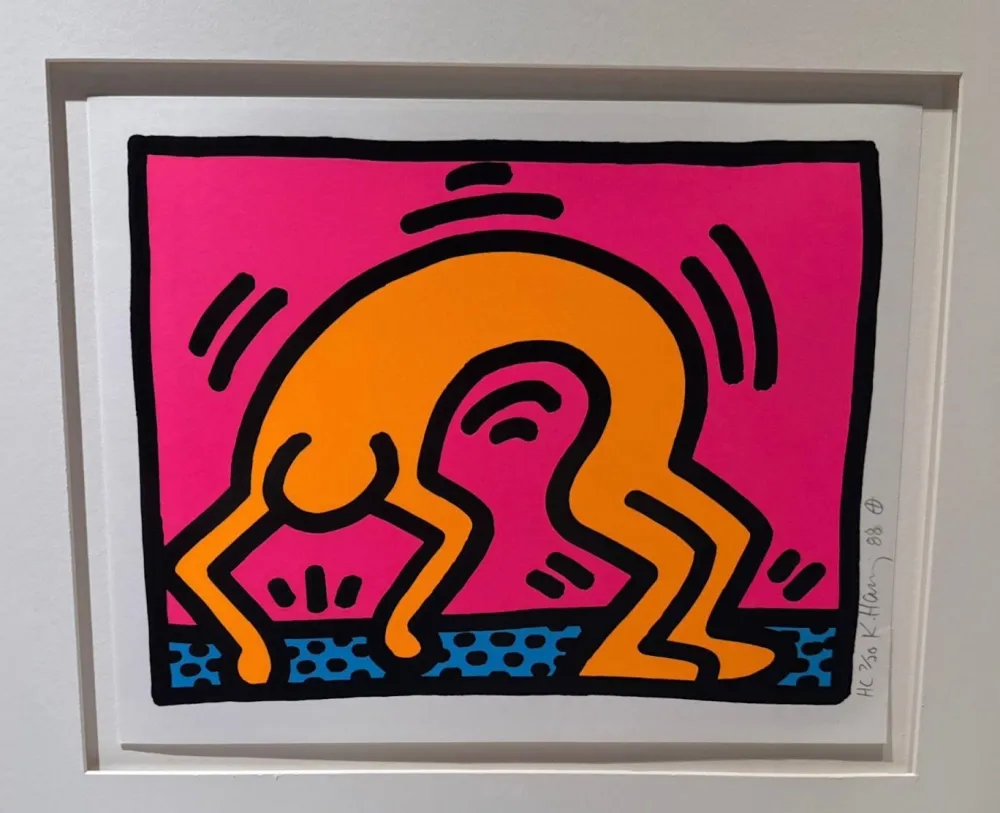 Sérigraphie Haring - Pop Shop II (Plate 2)