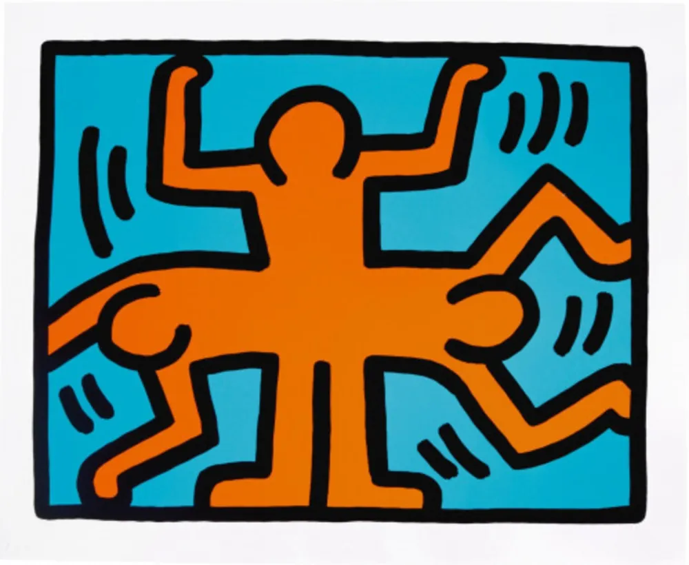 Sérigraphie Haring - Pop Shop VI