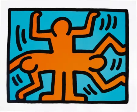 Sérigraphie Haring - Pop Shop VI