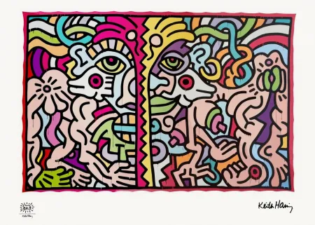 Sérigraphie Haring - Untitled (1990)