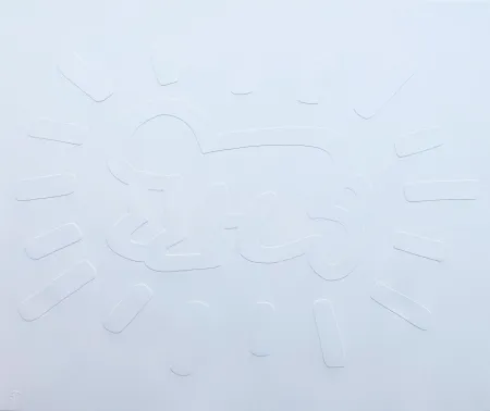 Aucune Technique Haring - White Icons (A) - Radiant Baby