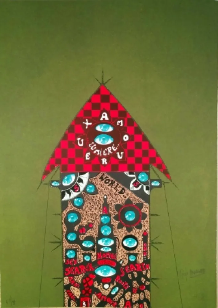 Lithographie Harloff - La voie royal