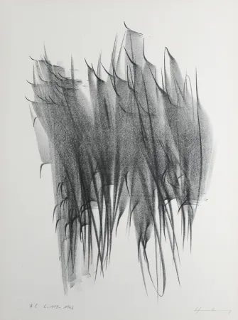 Lithographie Hartung - Composition 