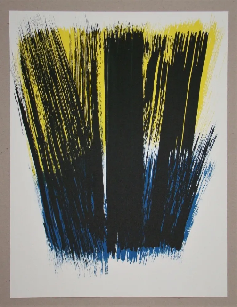 Lithographie Hartung - Composition