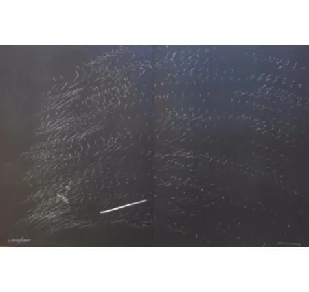 Lithographie Hartung - Farandole B