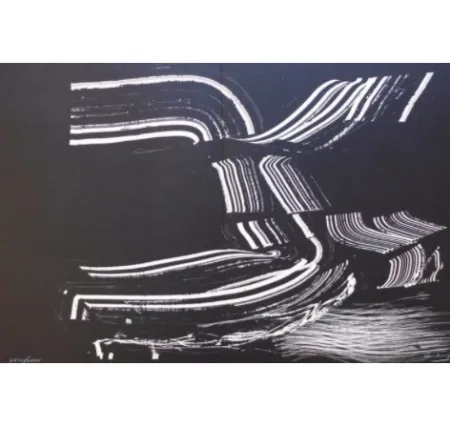 Lithographie Hartung - Farandole D