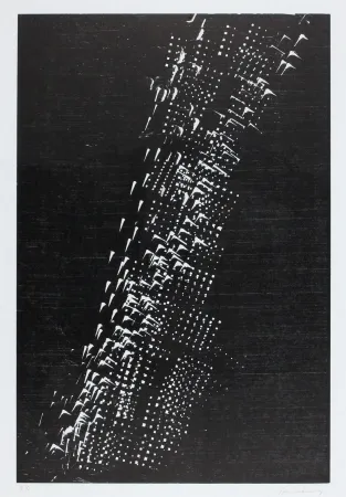 Gravure Sur Bois Hartung - H-1-1976