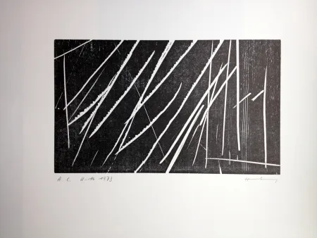 Gravure Sur Bois Hartung - H 16