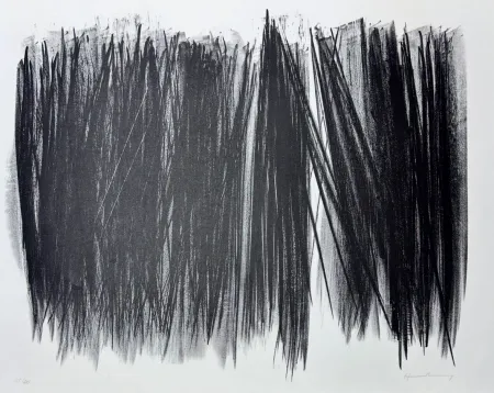 Lithographie Hartung - Hans Hartung (1904 - 1989) - L 105 - Lithograph on Arches paper - 1963