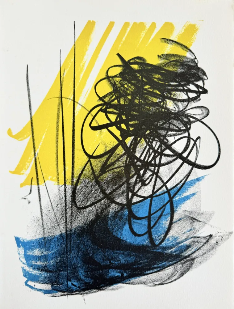 Lithographie Hartung - Hommage à San Lazzaro