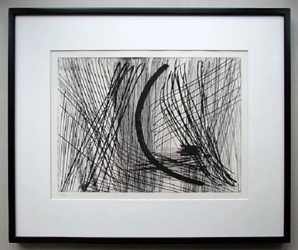 Eau-Forte Et Aquatinte Hartung - Komposition G.23