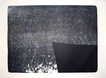 Linogravure Hartung - L-25 - Hommage à Eva Bergman