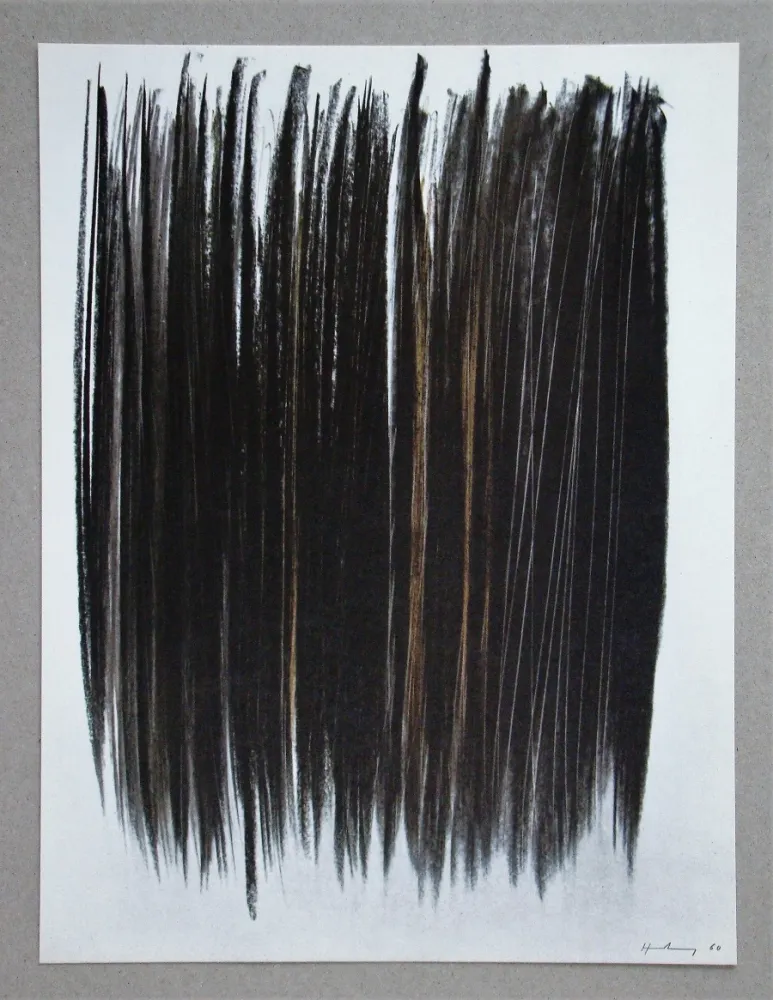 Lithographie Hartung - Pastel P.1960-76