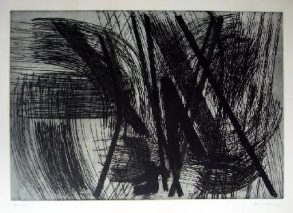 Gravure Hartung - Sans titre