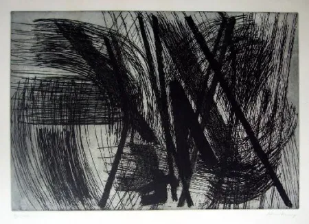 Gravure Hartung - Sans titre