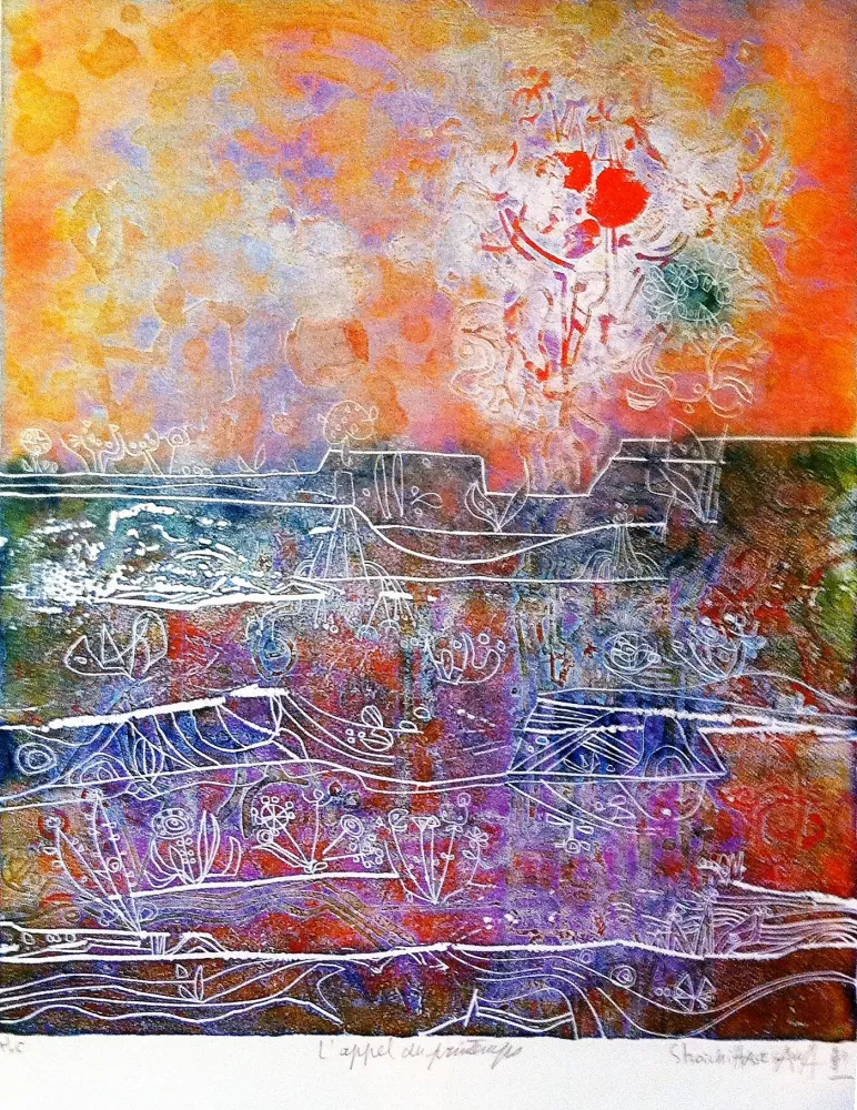 Gravure Hasegawa - L'Appel du printemps 