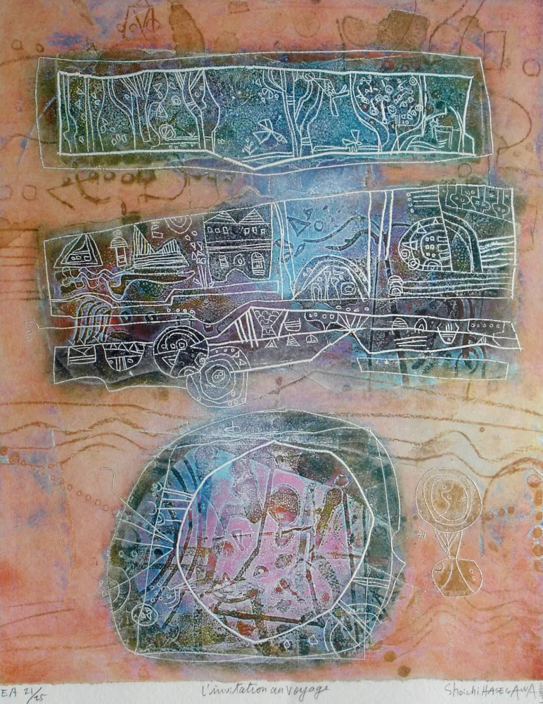 Gravure Hasegawa - L'Invitation au voyage 