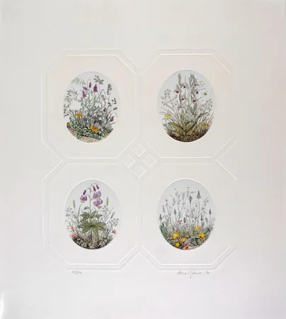 Eau-Forte Hauck - Les Fleurs - Flowers