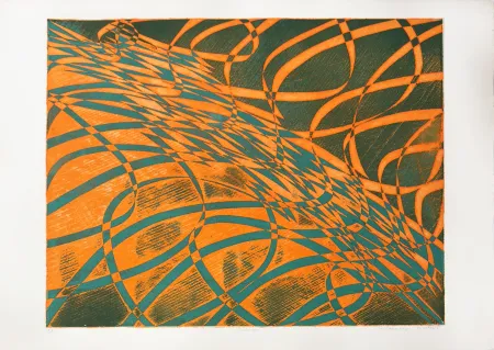Gravure Hayter - Claduegne